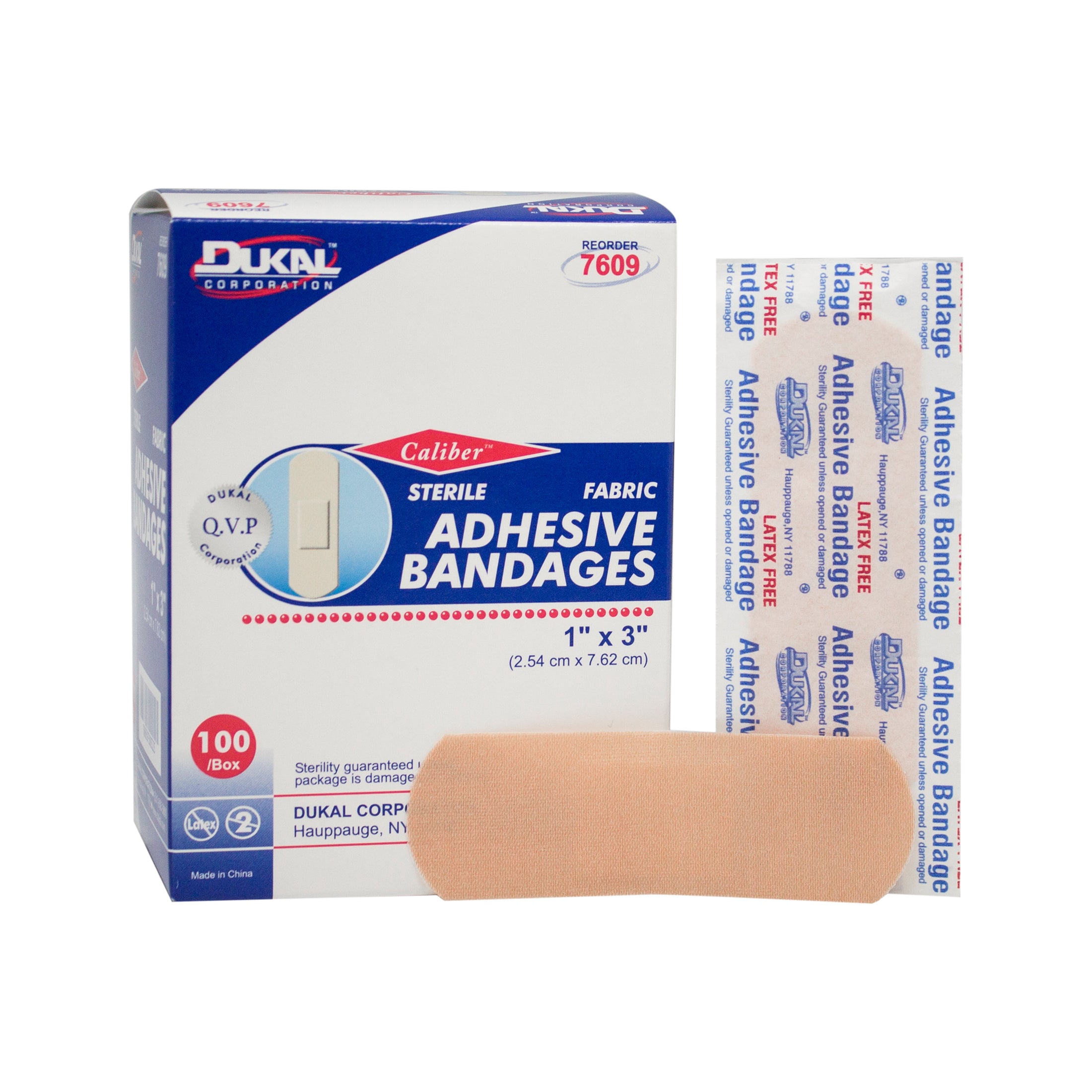 Flexible Fabric Adhesive Bandages 1 x 3 - 7609
