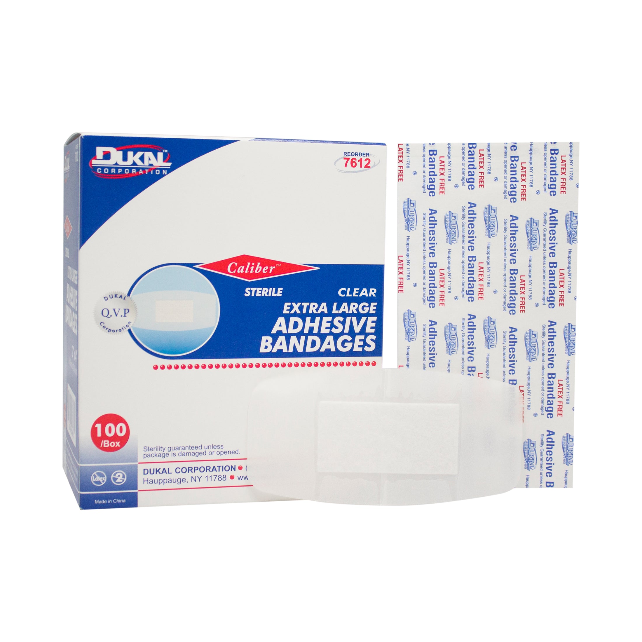 Sheer Adhesive Bandages 2 x 4, XL - 7612