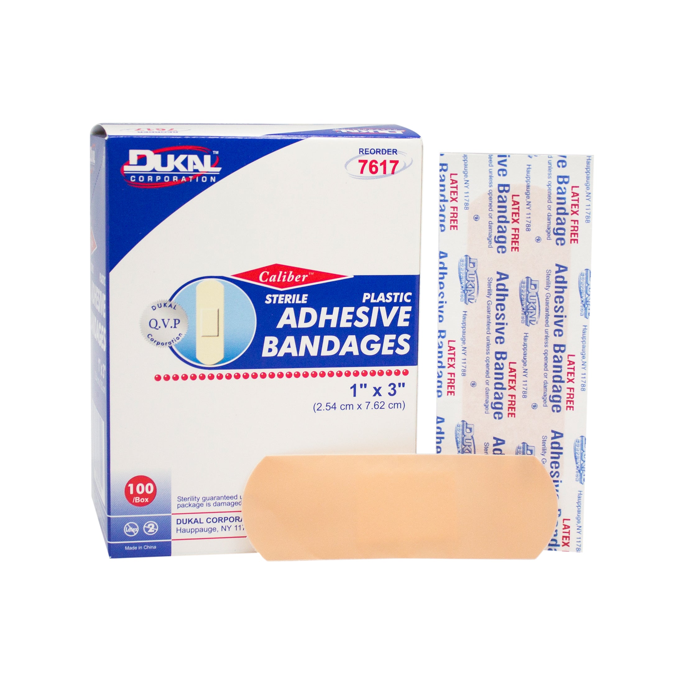 Plastic Adhesive Bandages 1 x 3 - 7617