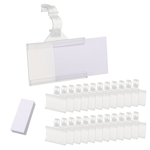 Harloff Pack of 25 Tag Holders 1 1/4': x 2"