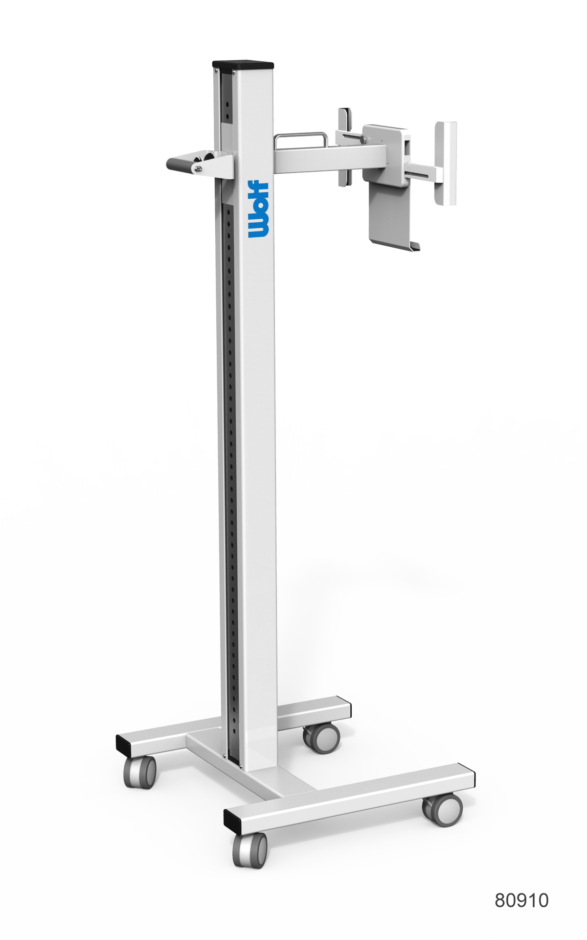 CR DR Holder Fixed Arm Length and Position - Rear perspective view