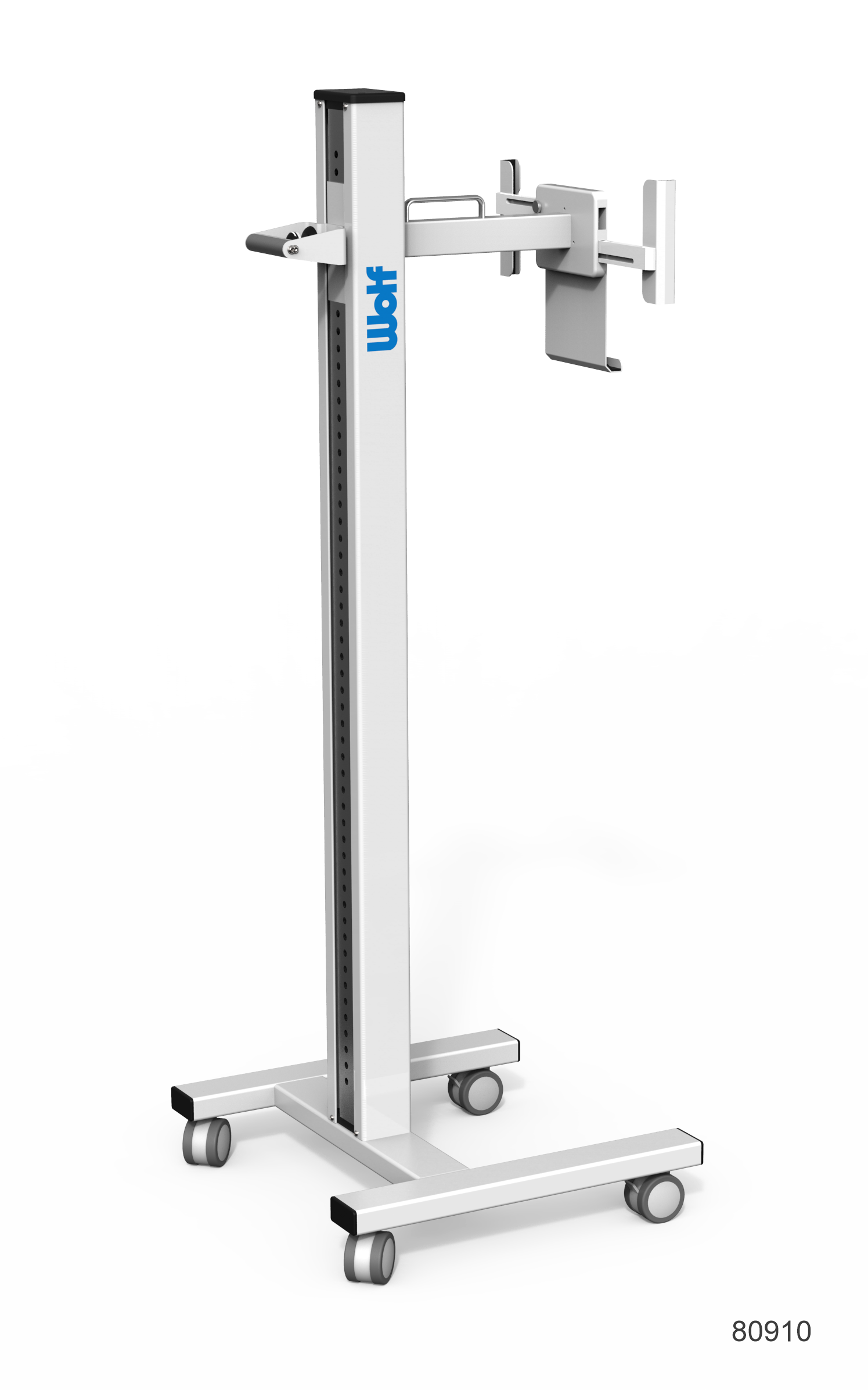 CR DR Holder Fixed Arm Length and Position - Rear perspective view