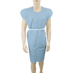 Exam Gown 3 Ply T/P/T Universal Blue