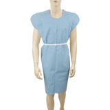 Exam Gown 3 Ply T/P/T Universal Blue