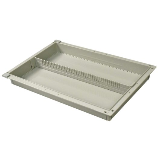 Harloff 2″ Tray for MedStor Max Cabinets, One Long Divider, 81030-1