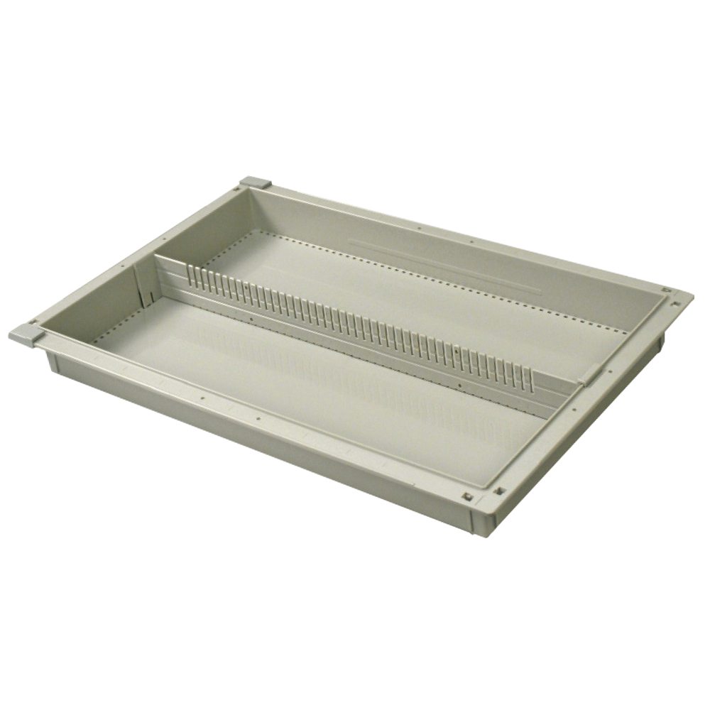 2″ Tray for MedStor Max Cabinets, One Long Divider, 81030-1 Main image