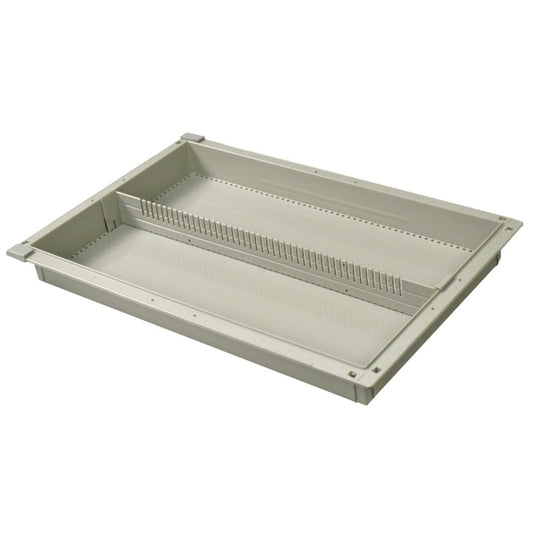 2″ Tray for MedStor Max Cabinets, One Long Divider, 81030-1