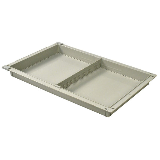 2″ Tray for MedStor Max Cabinets, One Short Divider, 81030-2