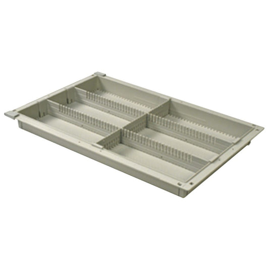 2″ Tray for MedStor Max Cabinets, One Short and Two Long Dividers, 81030-6