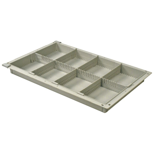 2″ Tray for MedStor Max Cabinets, One Long and Three Short Dividers, 81030-7