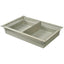 4 inch Tray with 1ea 81035 Long Divider, 1ea 81036 Short Divider and 2ea 81039 Pull Out Stoppers
