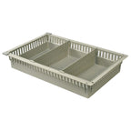 Harloff 4 inch Exchange Tray, Flex Module ABS Gray, 23 5/8 x 15 3/4 x 4 – 81031