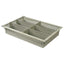 4 inch Tray with 1 ea. 81035 Long Divider, 3 ea. 81036 Short Divider and 2ea 81039 Pull Out Stoppers