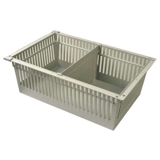 Harloff 8″ Tray for MedStor Max Cabinets, One Short Divider, 81032-2
