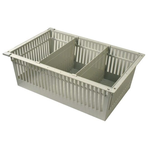 Harloff 8″ Tray for MedStor Max Cabinets, Two Short Dividers, 81032-4