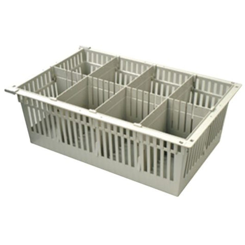 Harloff 8″ Tray for MedStor Max Cabinets, One Long and Three Short Dividers, 81032-7