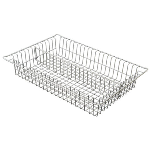 Harloff 3″ Wire Basket for MedStor Max Cabinets, One Long Divider, 81070-1