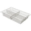 3ƒ¢¢‚¬‚³ Wire Basket for MedStor Max Cabinets, One Short and One Long Divider, 81070-3