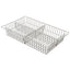 3? Wire Basket for MedStor Max Cabinets, One Short and One Long Divider, 81070-3