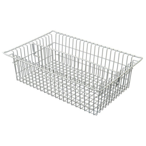 Harloff 5″ Wire Basket for MedStor Max Cabinets, One Long Divider, 81071-1