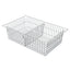 5? Wire Basket for MedStor Max Cabinets, One Short Divider, 81071-2
