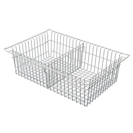 5″ Wire Basket for MedStor Max Cabinets, One Short Divider, 81071-2