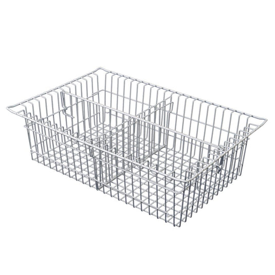 5″ Wire Basket for MedStor Max Cabinets, One Short and One Long Divider, 81071-3