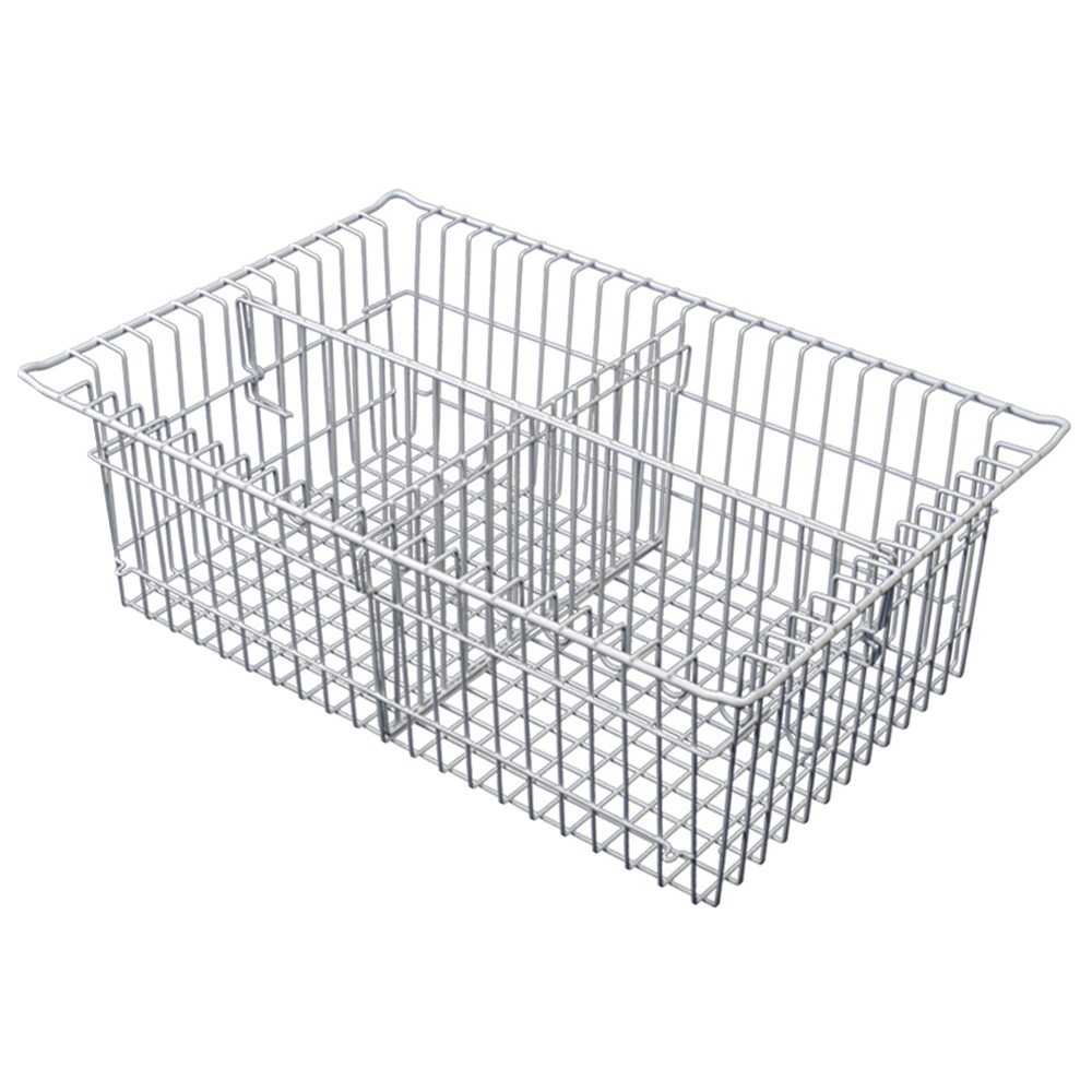 8? Wire Basket for MedStor Max Cabinets, One Short and One Long Divider, 81072-3 Main image