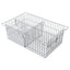 8? Wire Basket for MedStor Max Cabinets, One Short and One Long Divider, 81072-3