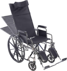 15015-24 Bariatric Reclining Wheelchair Extension Back Uphol