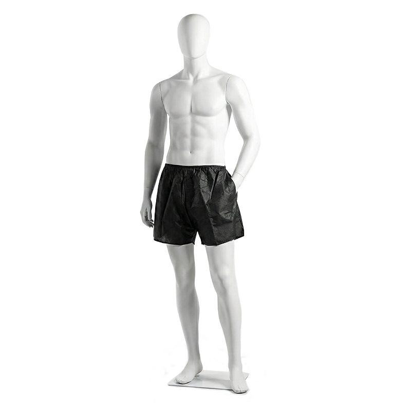 Exam Shorts, Disposable, Black, one size fit most