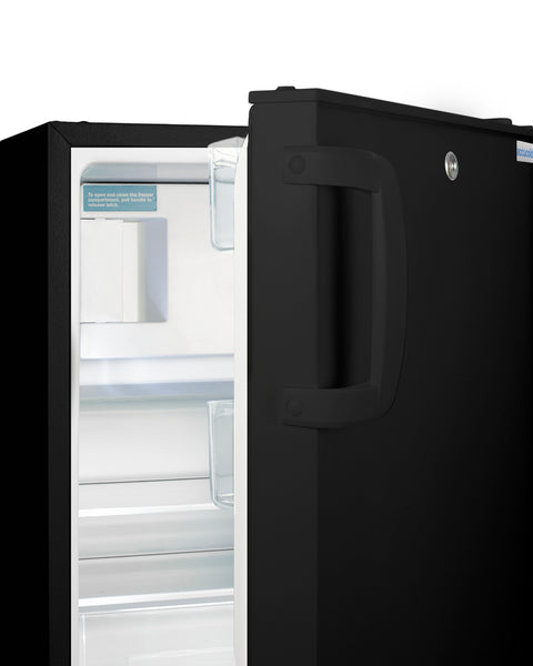 Accucold 20" wide built-in undercounter ADA compliant refrigerator-freezer with a front lock, ADA (Model ADA302RFZ)