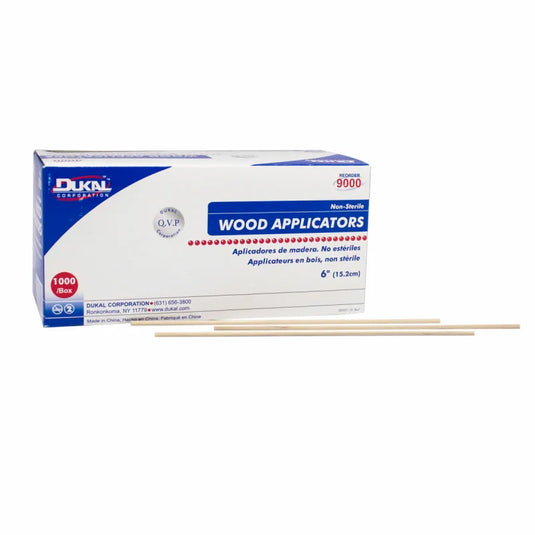 Non-Sterile Wood Applicators 6"