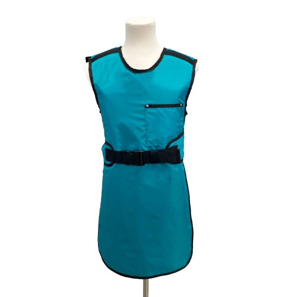 QUICK DROP APRON - .25 mm   Lead Free with Collar   25X40 Teal - Extra Large Main image