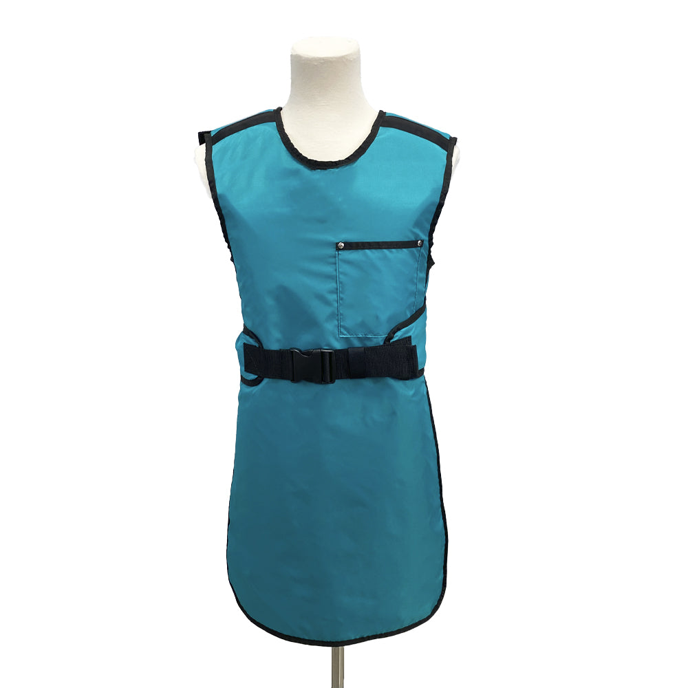 FRONT CLOSING SPECIAL PROCEDURE APRON - .25 mm   Lead Free   24X38  Teal - Large Main image