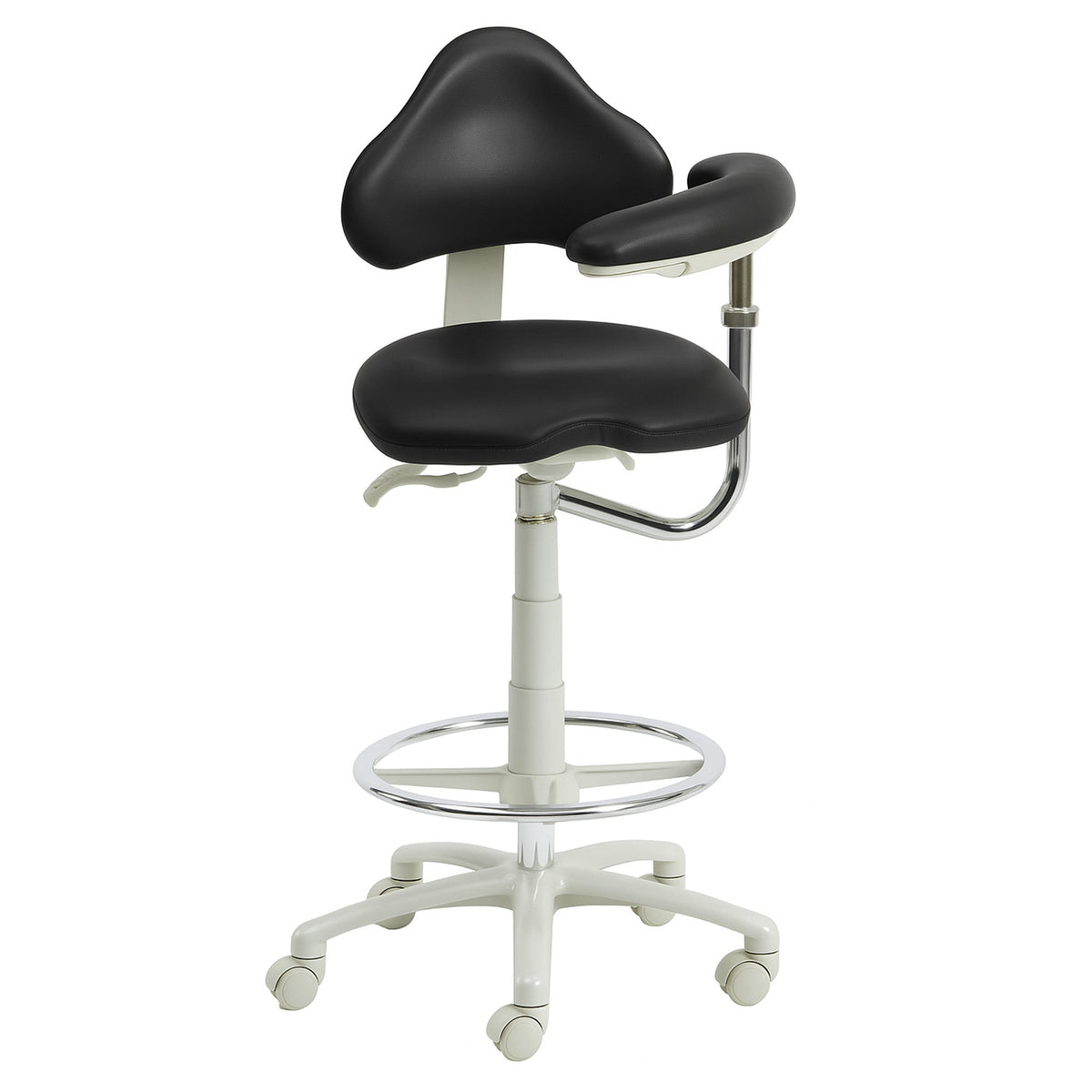 Brewer 9120BL Dental Assistant Stool - Left Support | UltraLeather - Custom Color