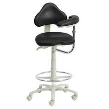 9120BL Dental Assistant Stool - Left Support | UltraLeather - Custom Color