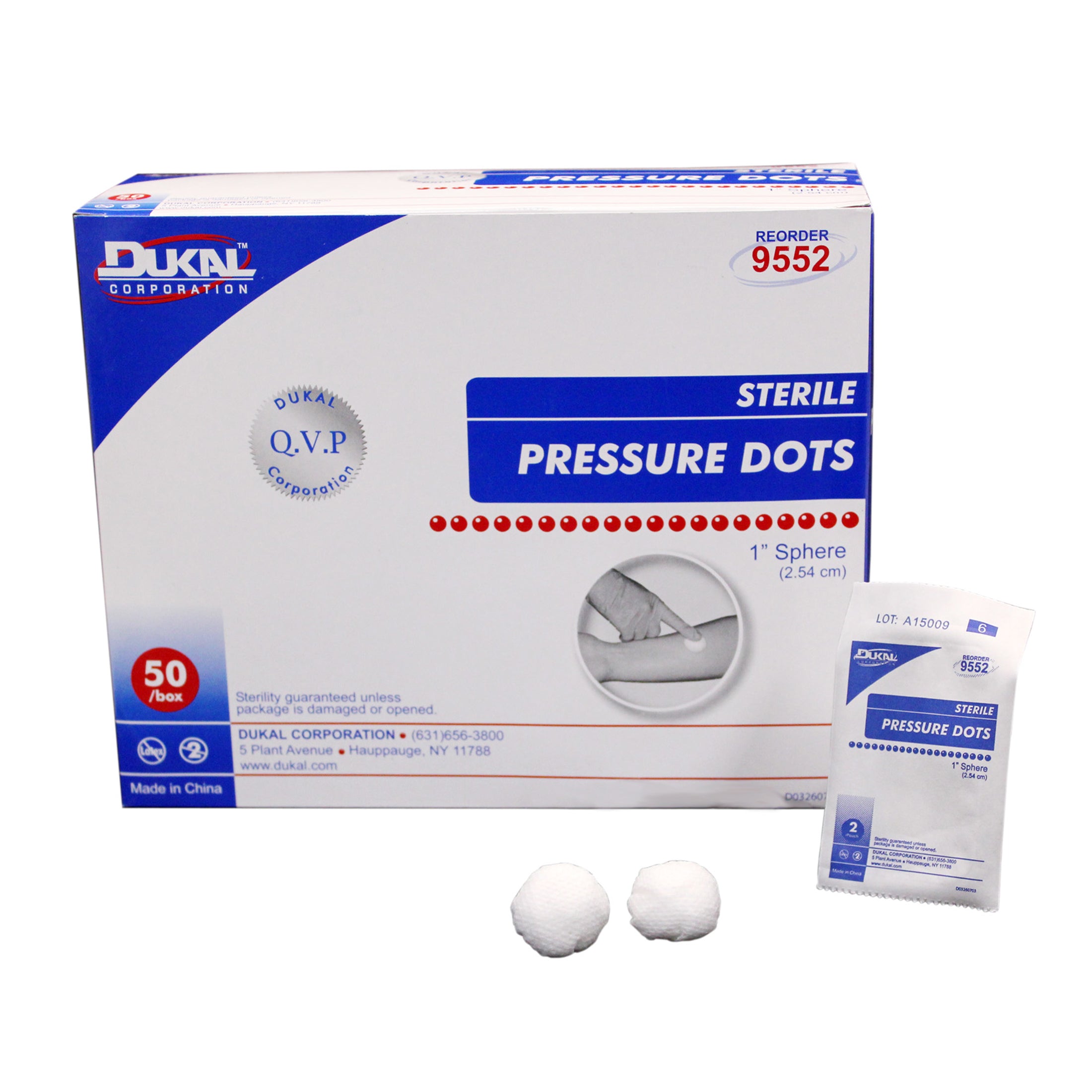 Sterile Pressure Dots 1" - 9552 Main image