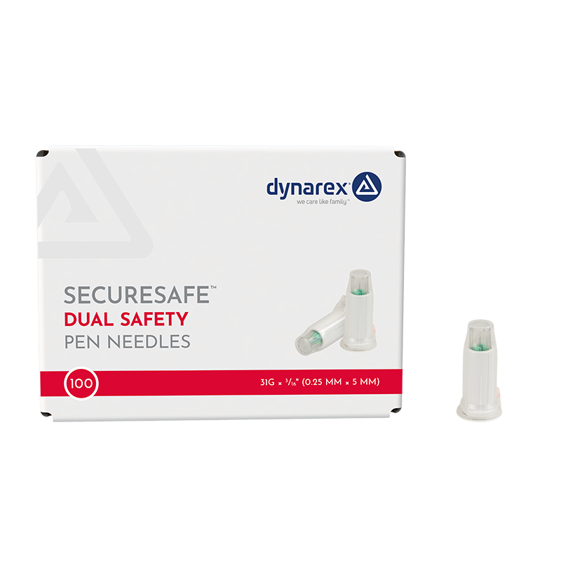 SecureSafe - Dual Safety Pen Needle, 31G, 5mm