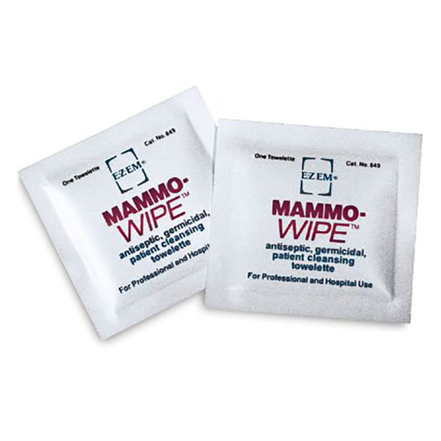 Wolf X-Ray Mammo Deodorant Wipe / Post-Exam (500 per pox)