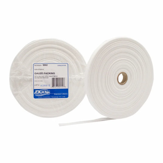 Non-Sterile Gauze Packing Roll 1/2" x 100 yd