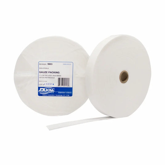 Non-Sterile Gauze Packing Roll 1" x 100 yd 4-Ply