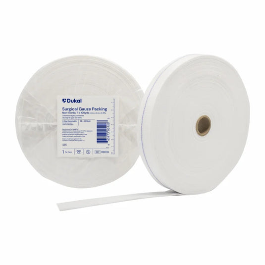 Non-Sterile Gauze Packing Roll, 4-Ply, 1 x 100 yds