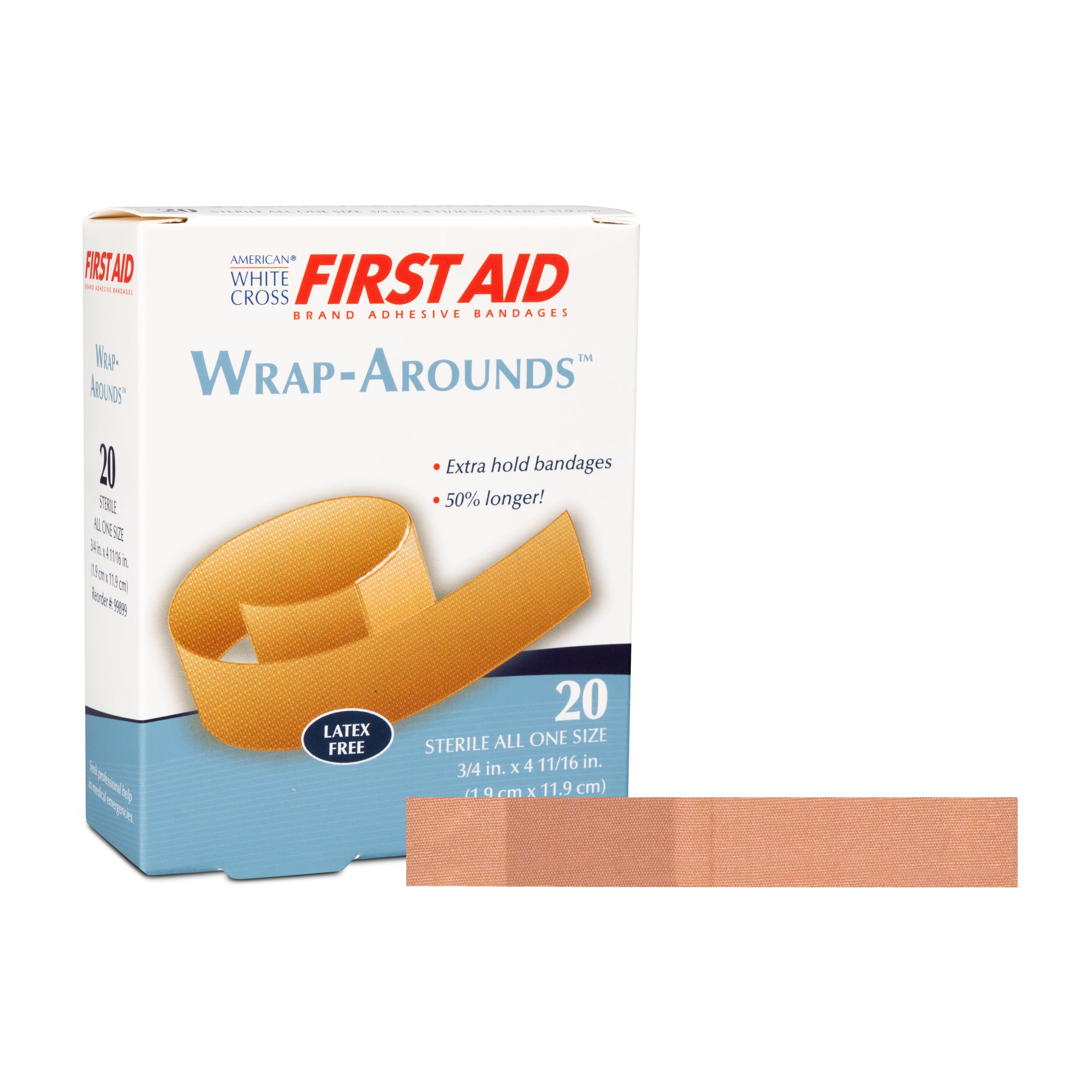 Flexible Fabric Adhesive Bandages 3/4 x 4-11/16 - 99899 Main image