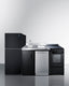 Stainless steel appliance station for 60" combination kitchens
