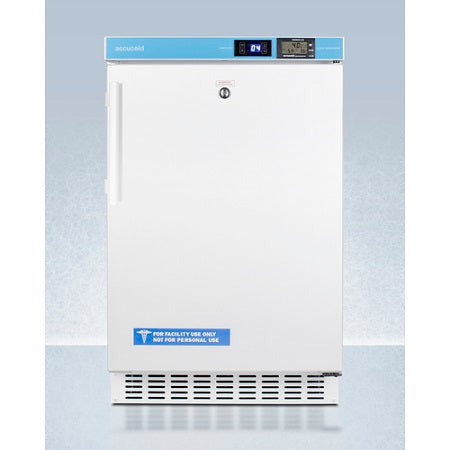 Built-in undercounter all-refrigerator for residential or commercial use, frost-free w/integrated SS door frame for over