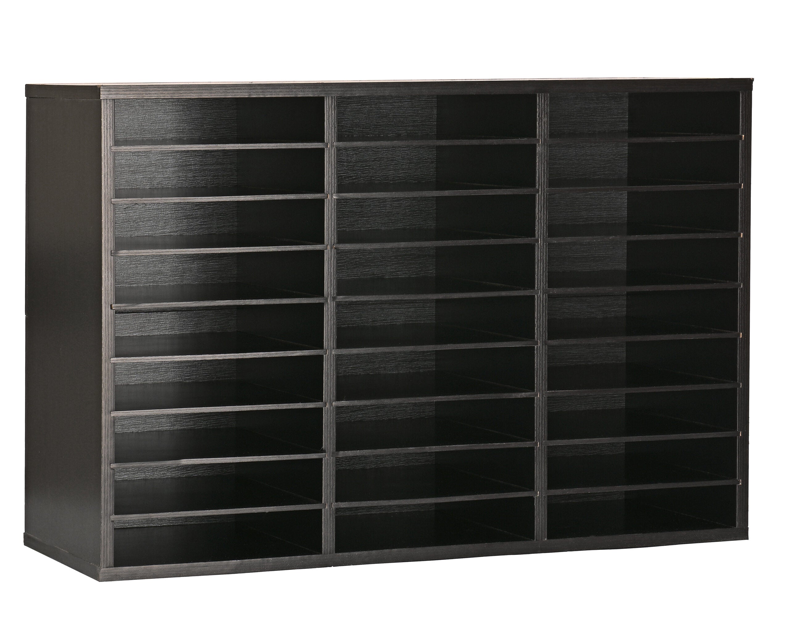 Wooden 27 Compartment Literature Organizer Main image