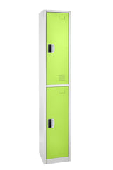 72" H x 12" W 2-Tier Steel Storage Locker with Digital Lock