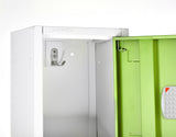 72" H x 12" W 2-Tier Steel Storage Locker with Digital Lock