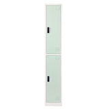 72" H x 12" W 2-Tier Steel Storage Locker with Digital Lock, Misty